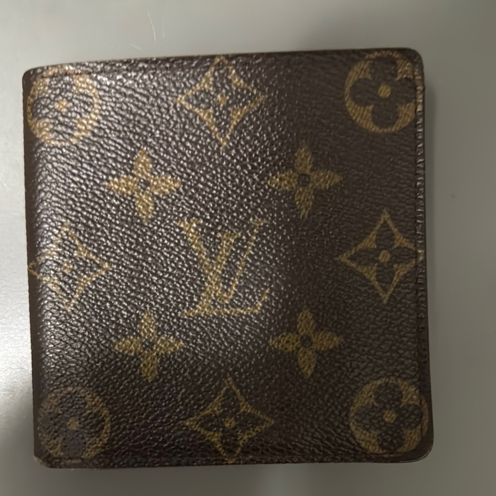 Louis Vuitton Brown and Gold Key & Card Holder